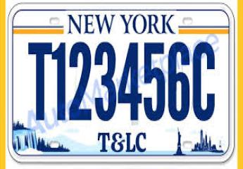 TLC Car Market - Rental plate